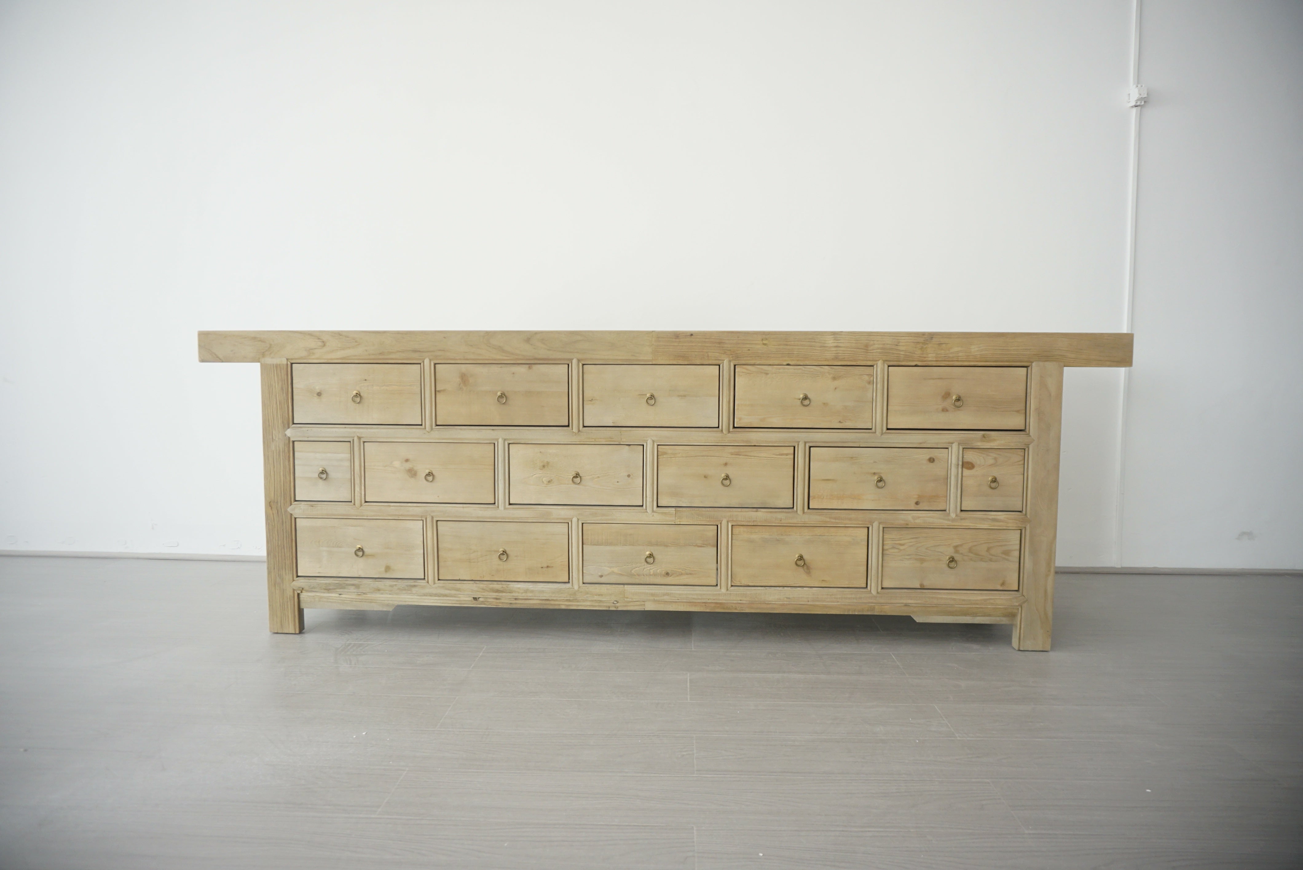 Storage Cabinet Reclaimed Wood 282x55x95H