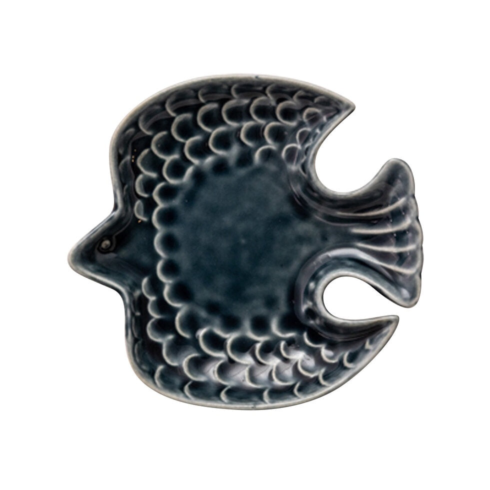 Plate Dinky Swallow Navy