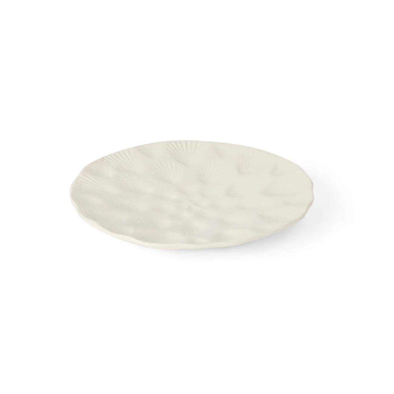 Plate Nautilus White Small
