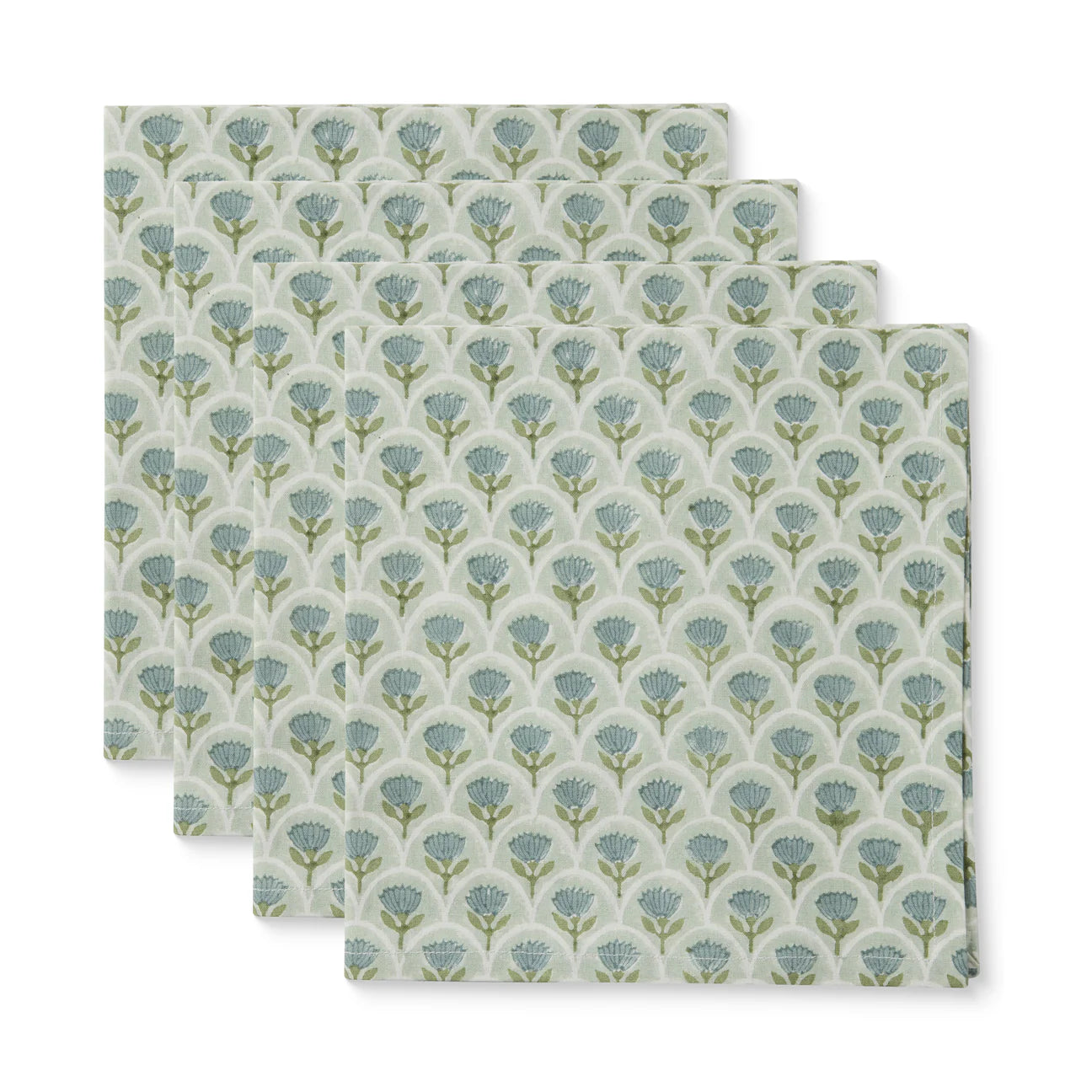 Napkin Suri Scallop Seafoam Buti S/4