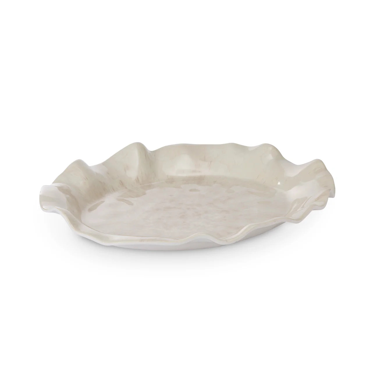 Platter Melamine Tide Ivory 47cm