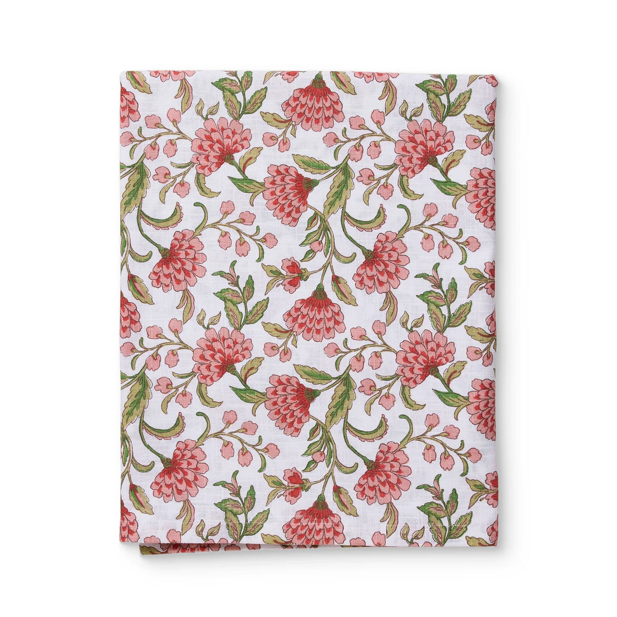 TABLECLOTH GEORGIA PINK/GREEN 150X3