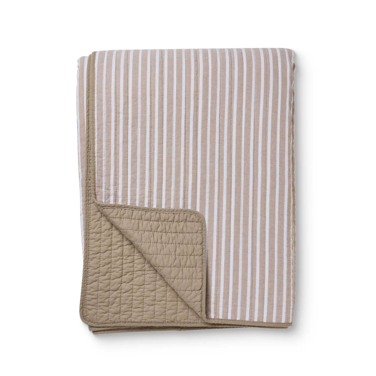Quilt Sinclair Coffee Stripe 240x260