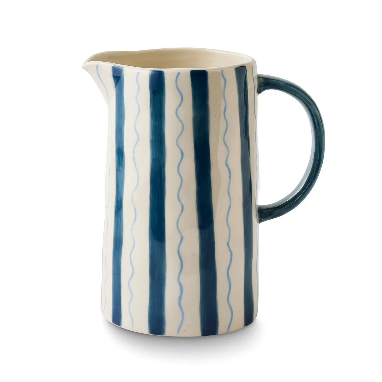 Jug Piper Dark Blue Stripe