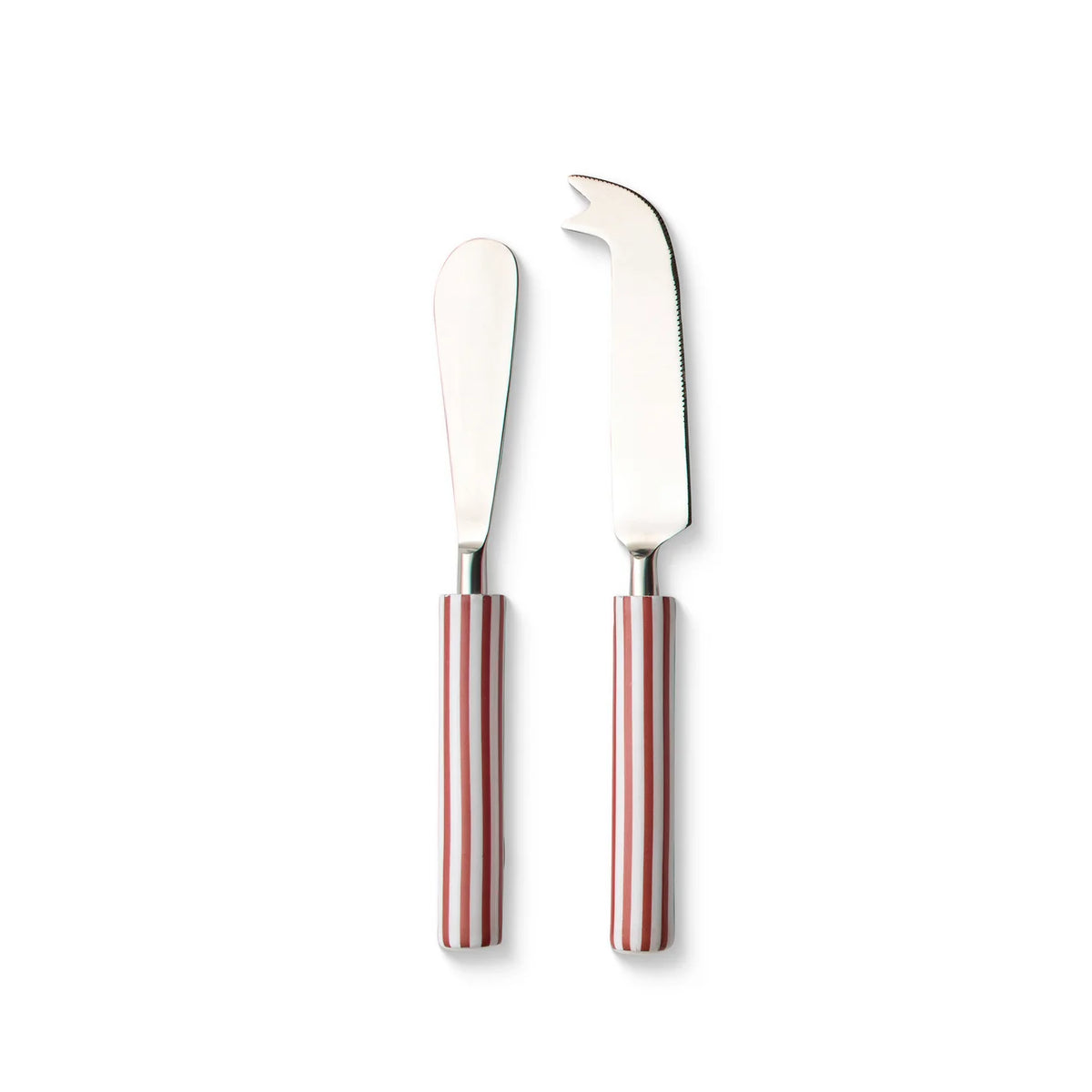 CHEESE KNIFE SET 2CLYDE STRIPE RUST