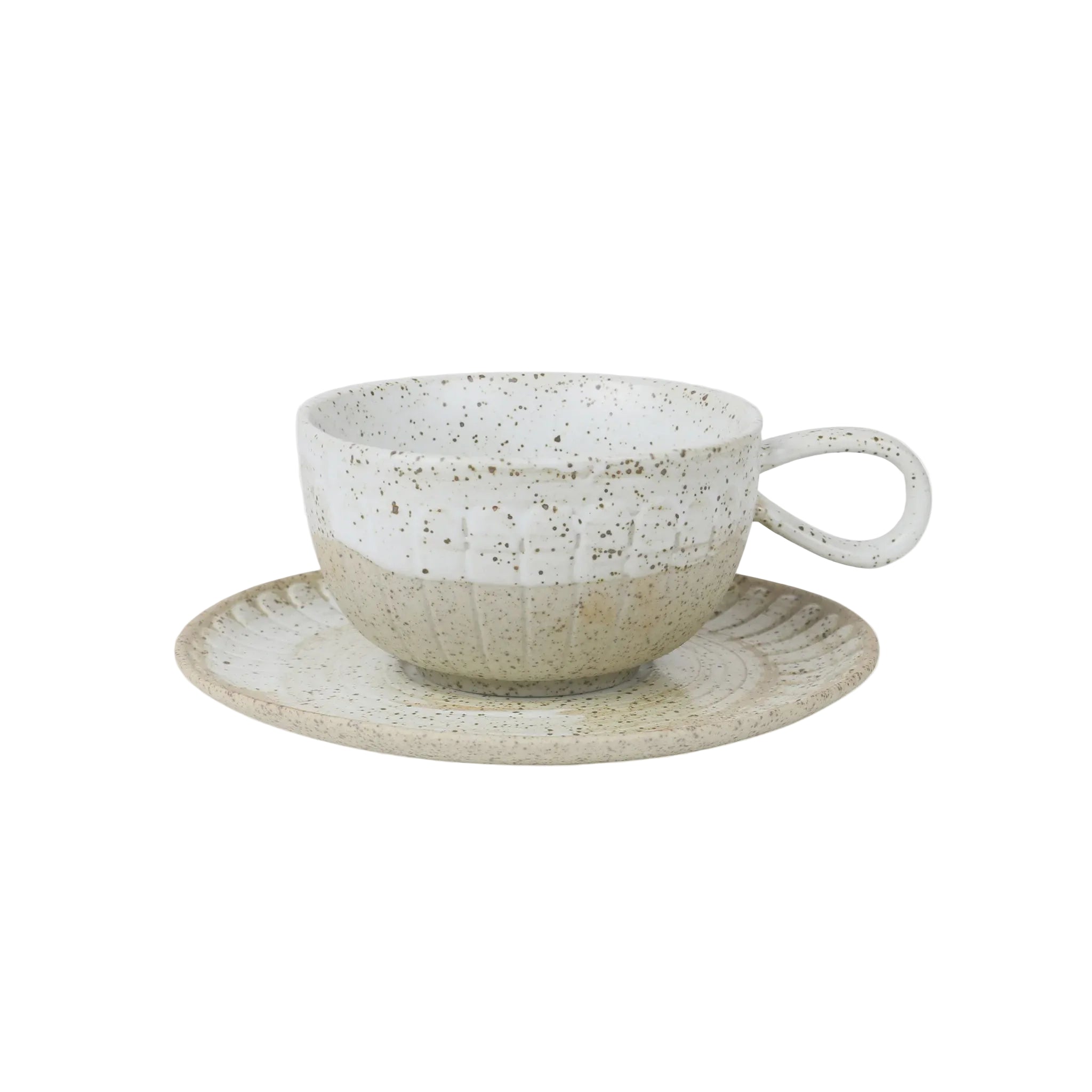 Cup & Saucer-Wht Ceylon