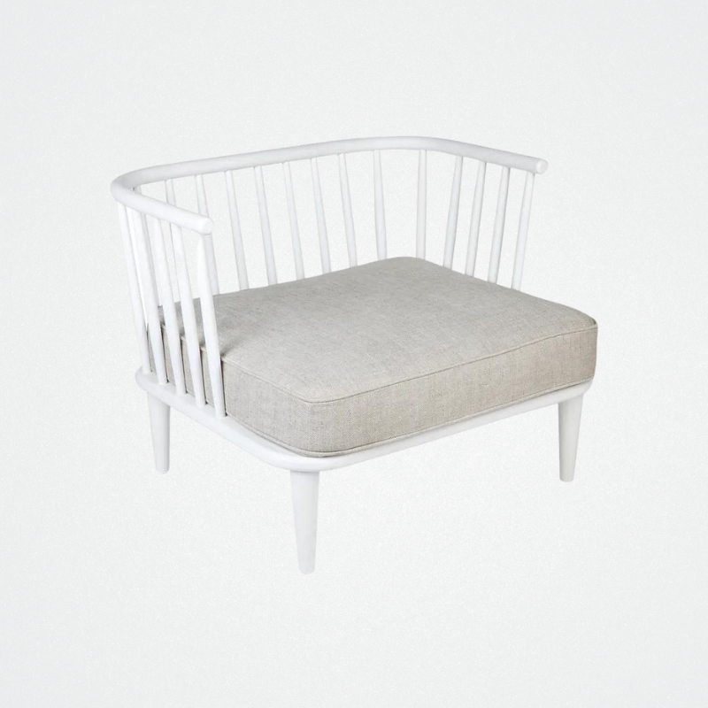 Chair Pavillion White Nat/Linen
