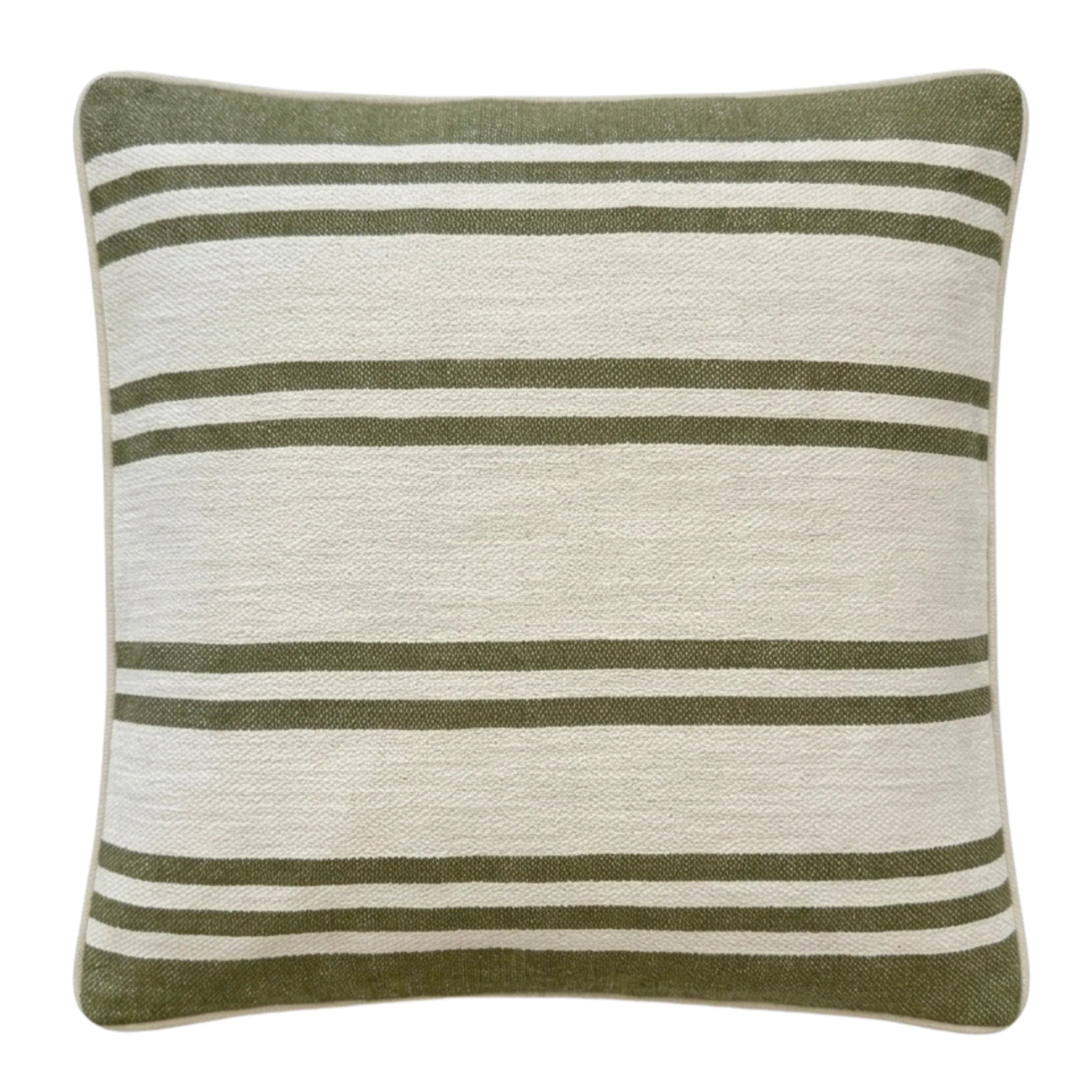 Cushion Maison Olive Stripe 50x50