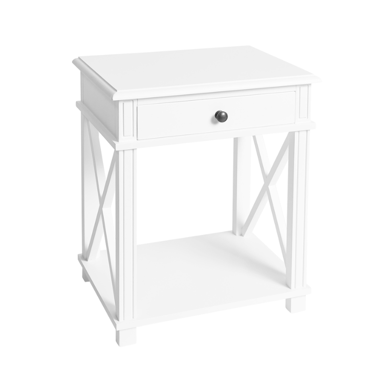 Bedside Table Manto White CS