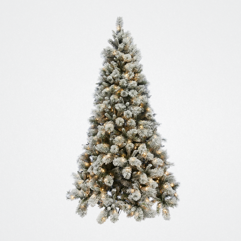 Tree Douglas Fir Snow LED 7.5FT