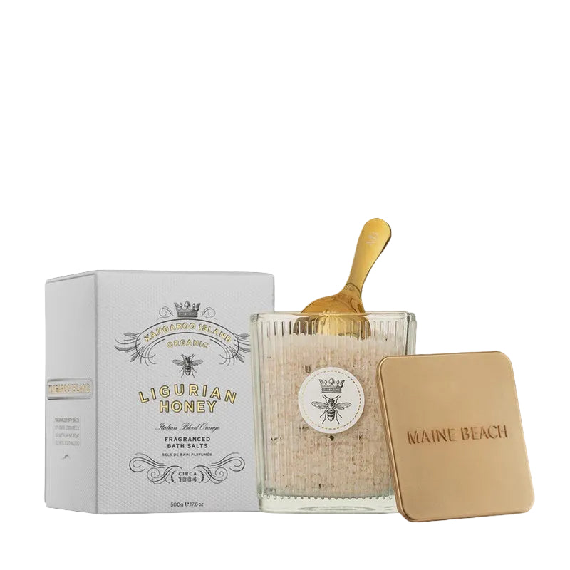 Bath Salts Box Honey 500g