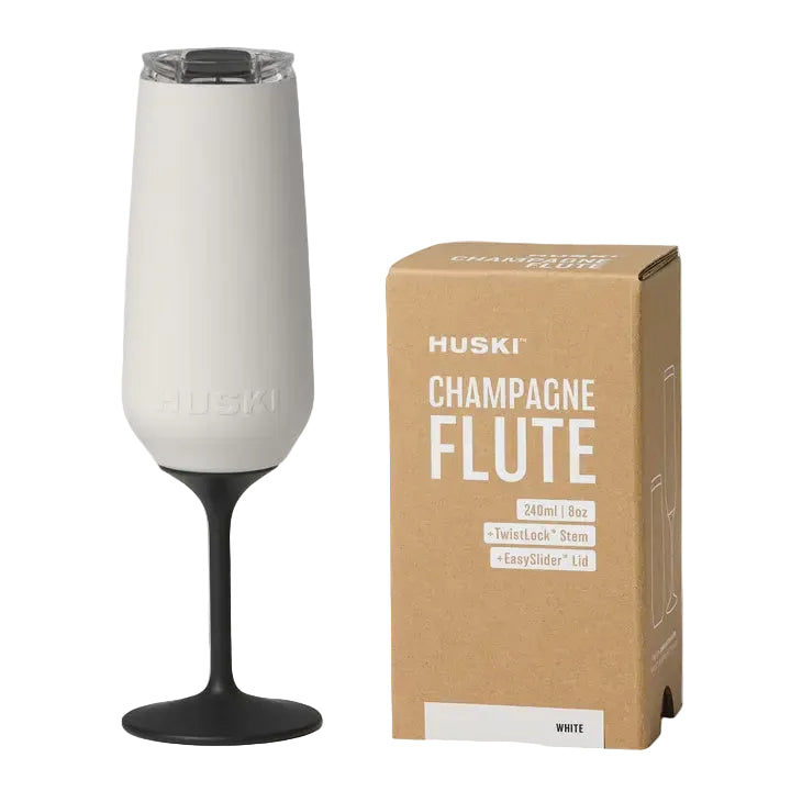 Champagne Flute Huski - White