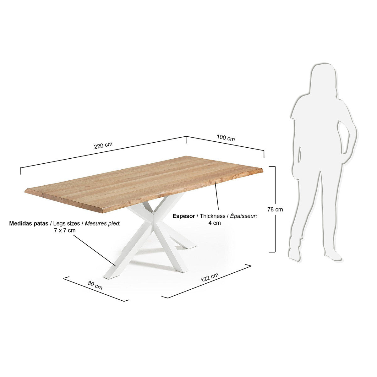 Dining Table Arya 220cm