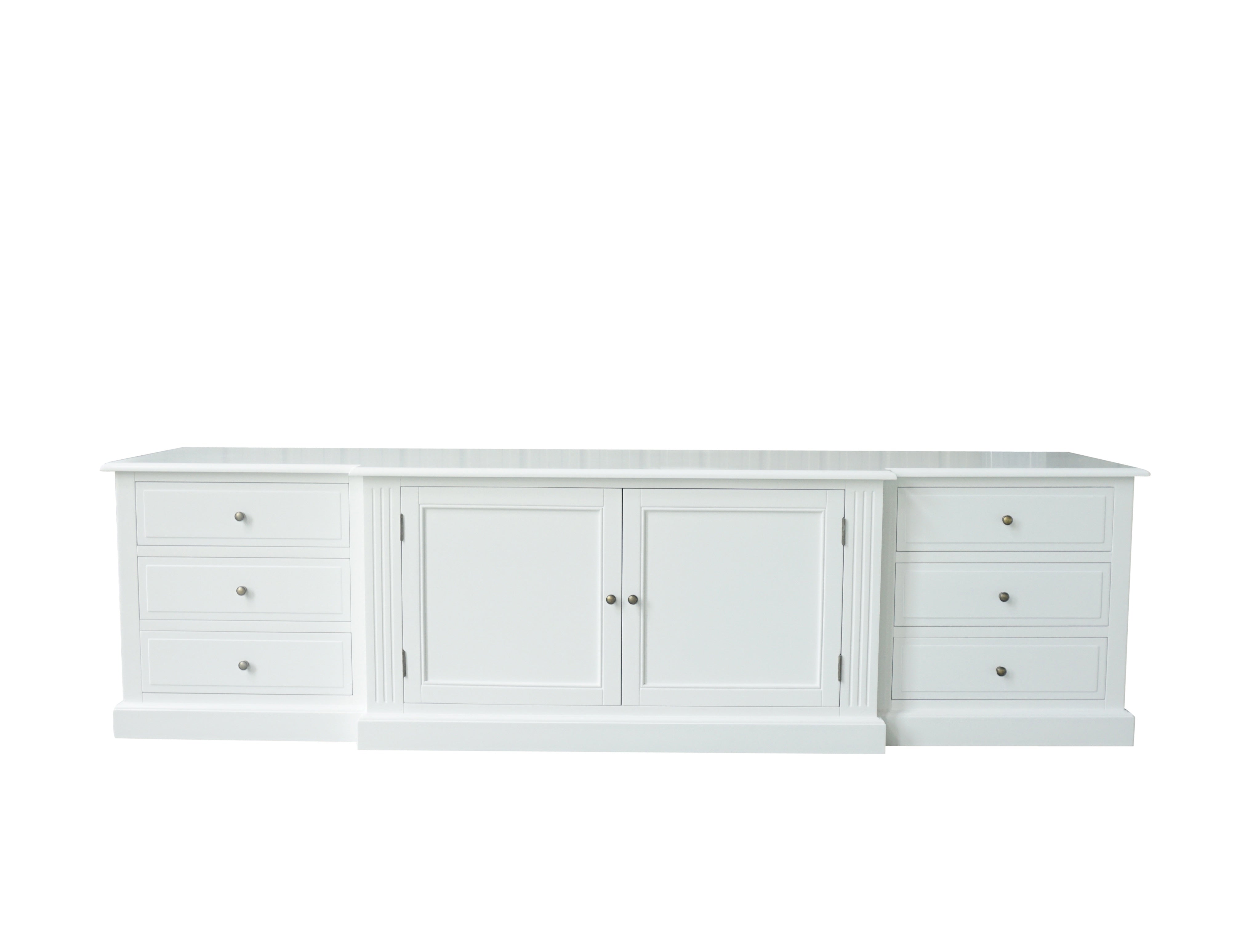 TV Unit Corlette White 240x56x65H
