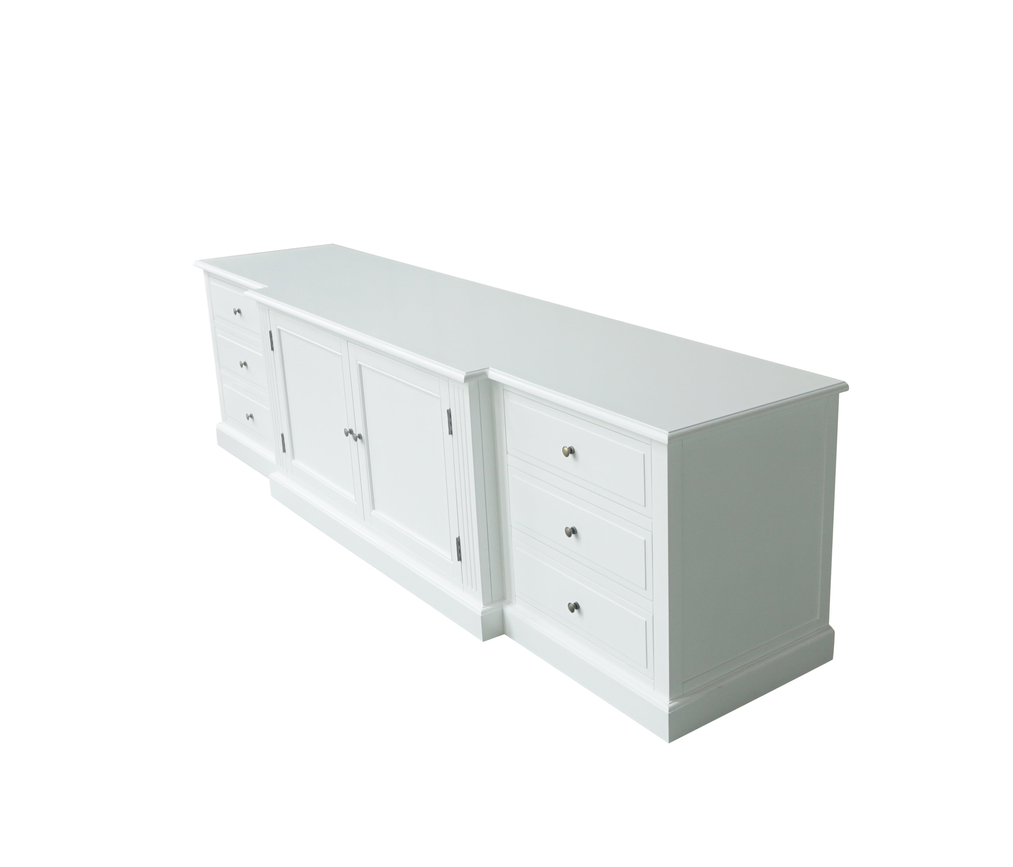 TV Unit Corlette White 240x56x65H
