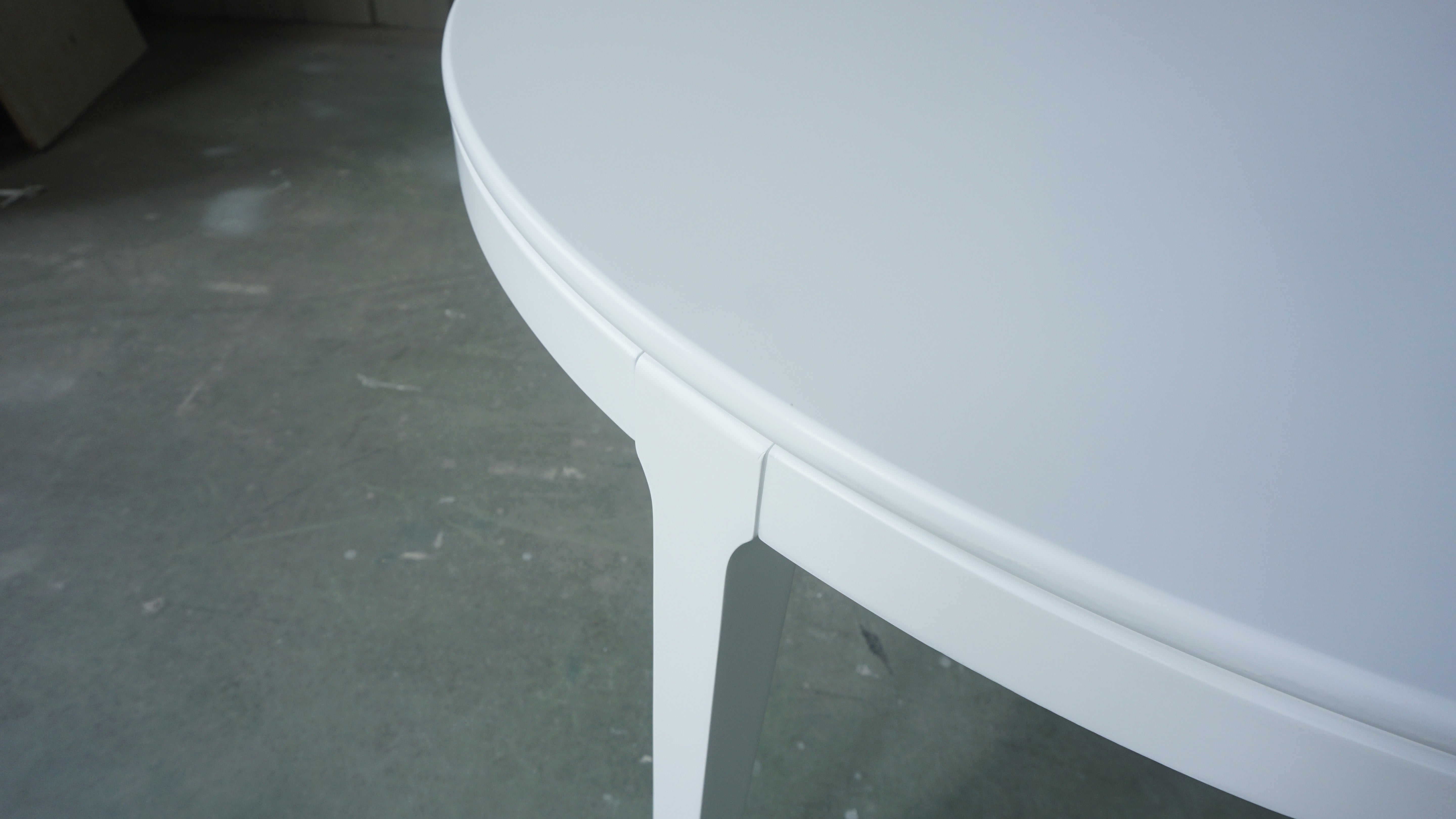 Dining Table Round Corlette White