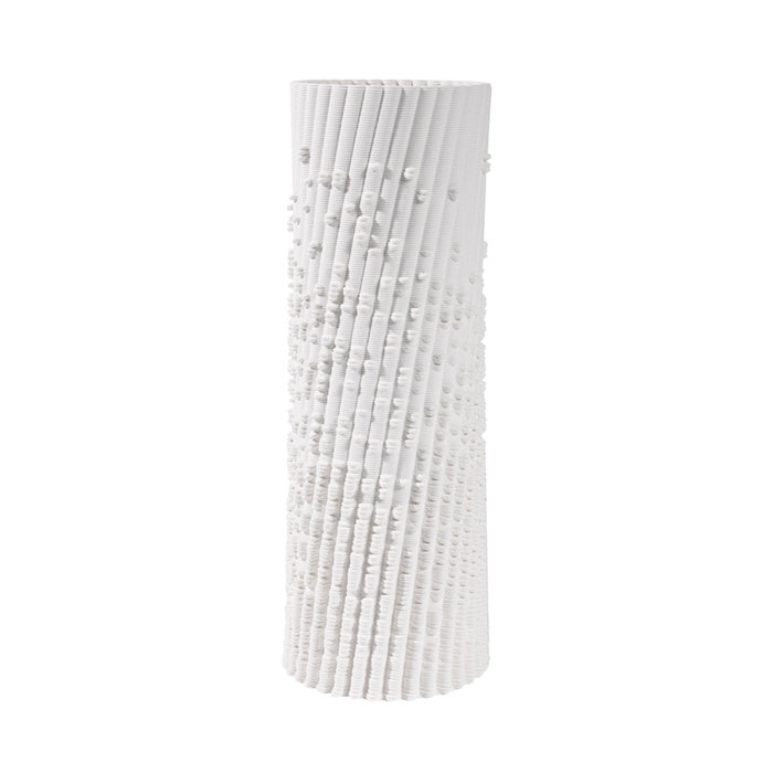 Vase Blamey Bisque Thread Loop Lg