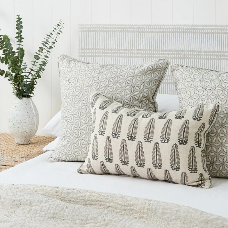 Cushion Akola Mud Linen 35x55cm
