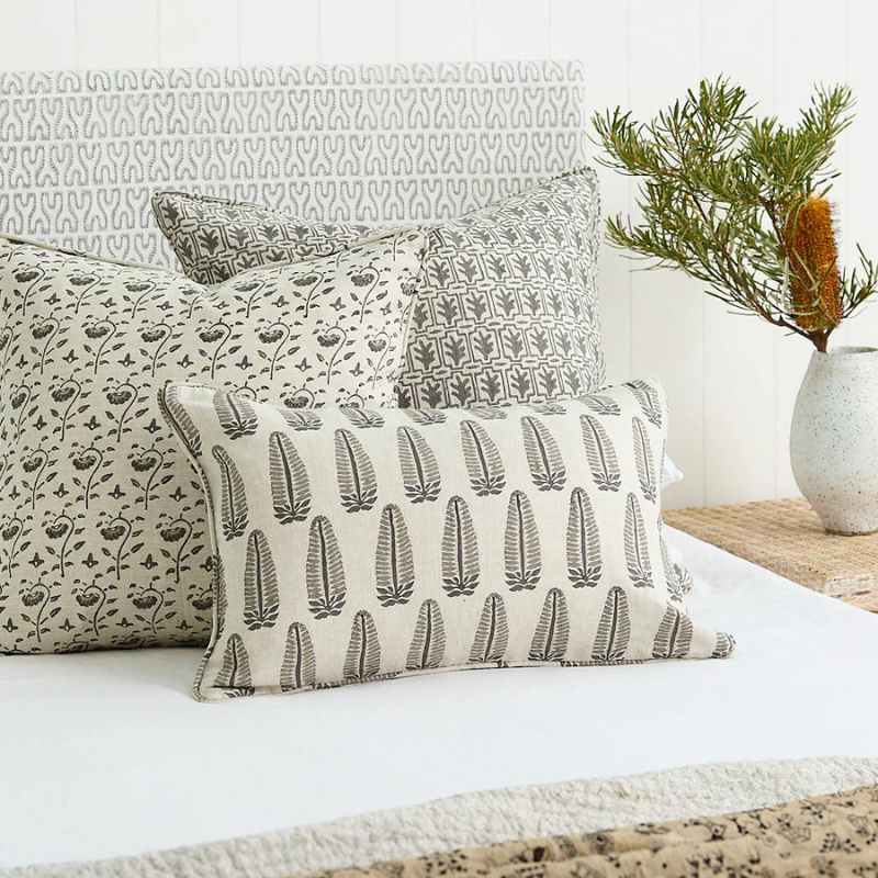 Cushion Akola Mud Linen 35x55cm