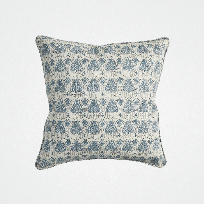 Cushion Avignon Azure Linen 50cm