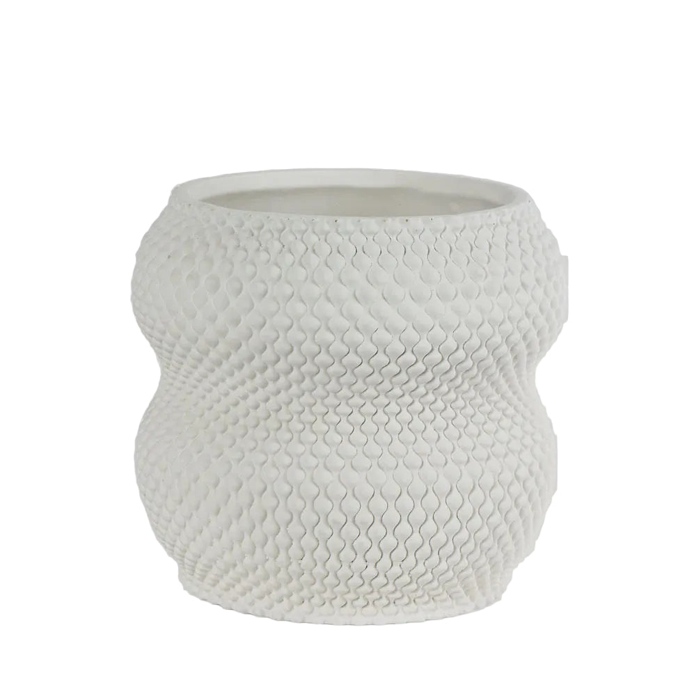 Planter Baruk White Meduim