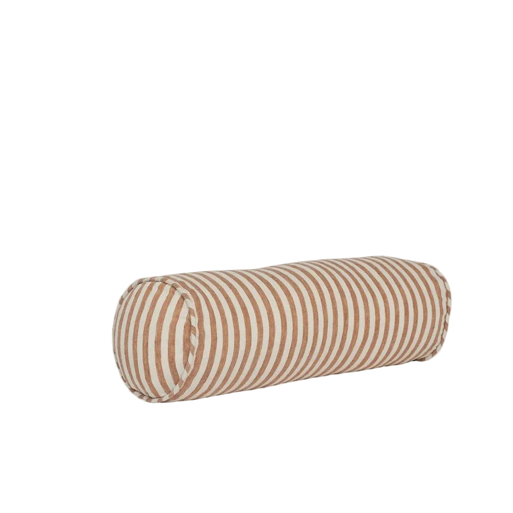 Bolster Drift White/Nutmeg 20x60cm