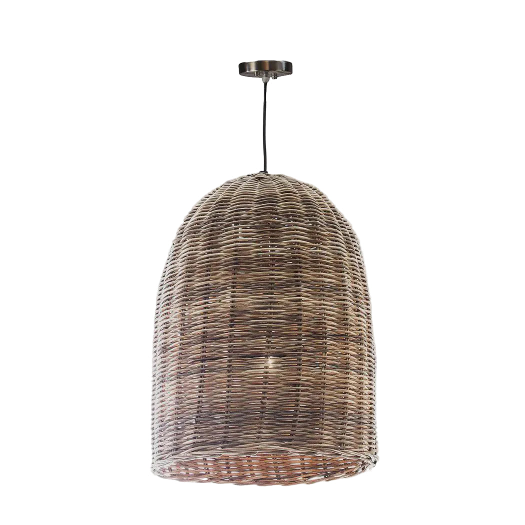 Pendant Rattan Bell Natural Large
