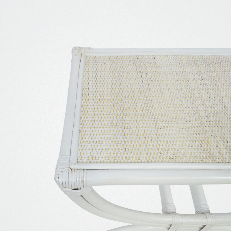Side Table Emley Wht/W 60cm