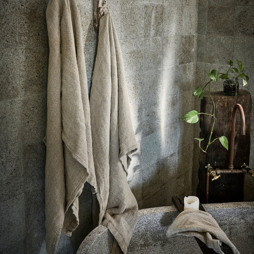 Towel/Throw Mayla Linen Natural