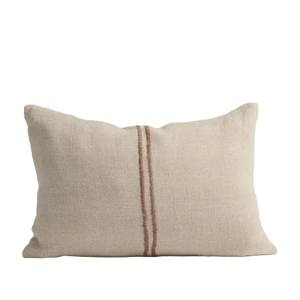 Cushion Orion Linen Nat/Chocolate 40x60