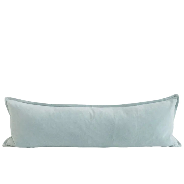 Cushion Lumbar Evelyn Velvet Sky 120x40