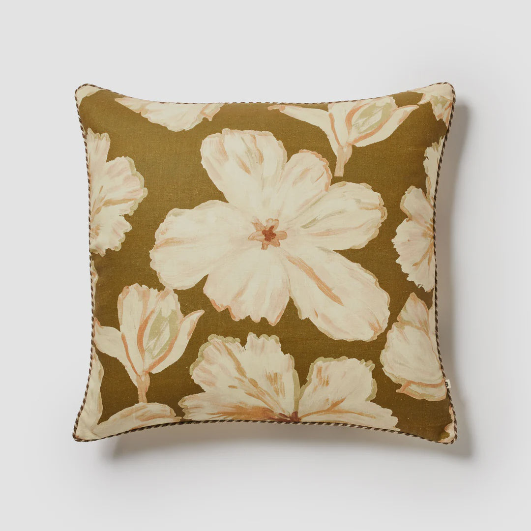 Cushion Tulip Mustard 60cm