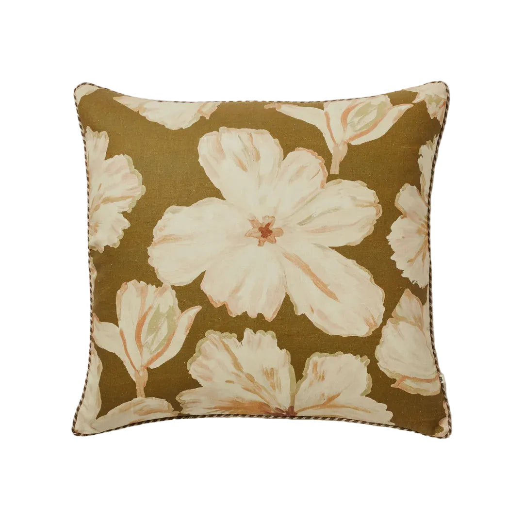 Cushion Tulip Mustard 60cm