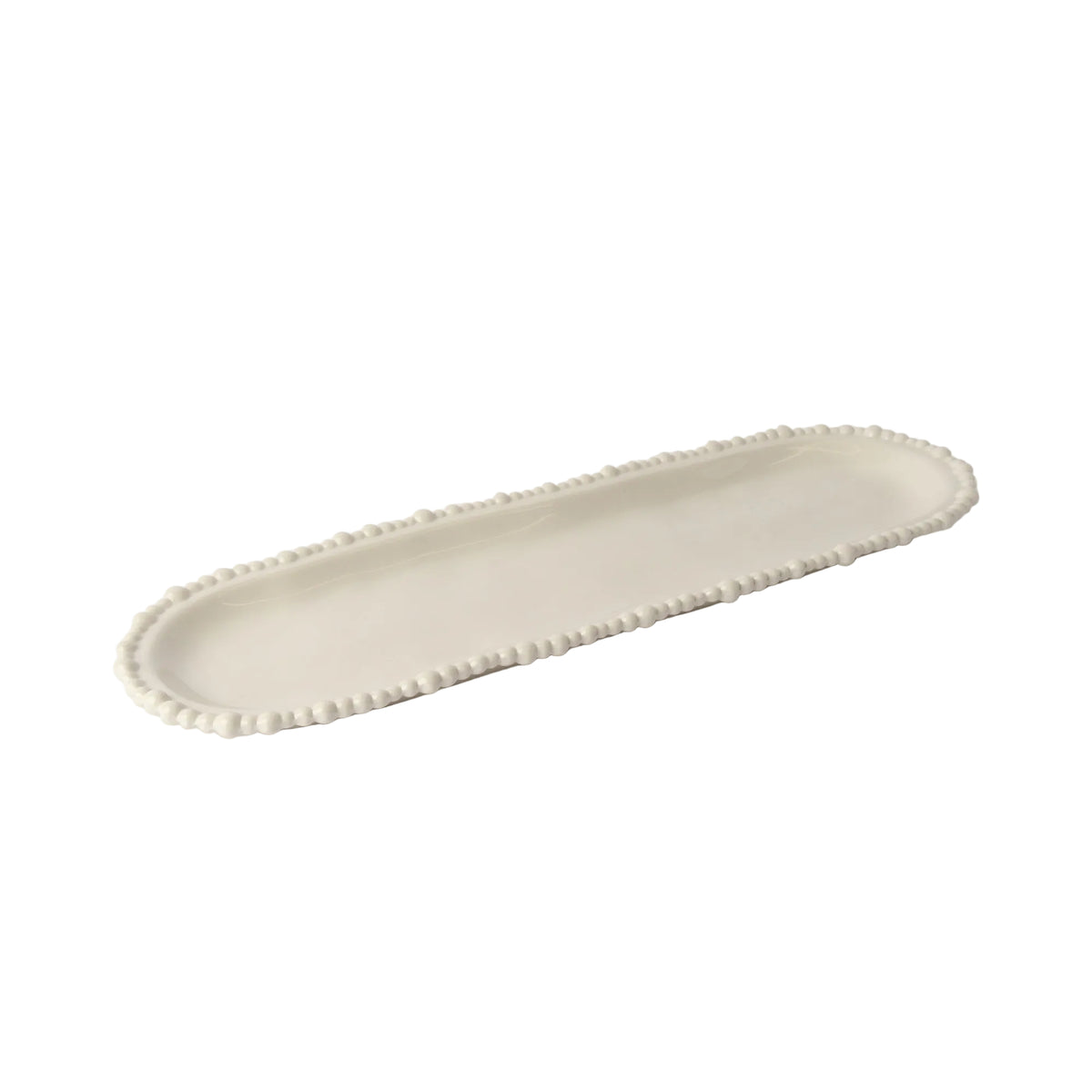 Melamine Pearl Platter 45cm - Sand