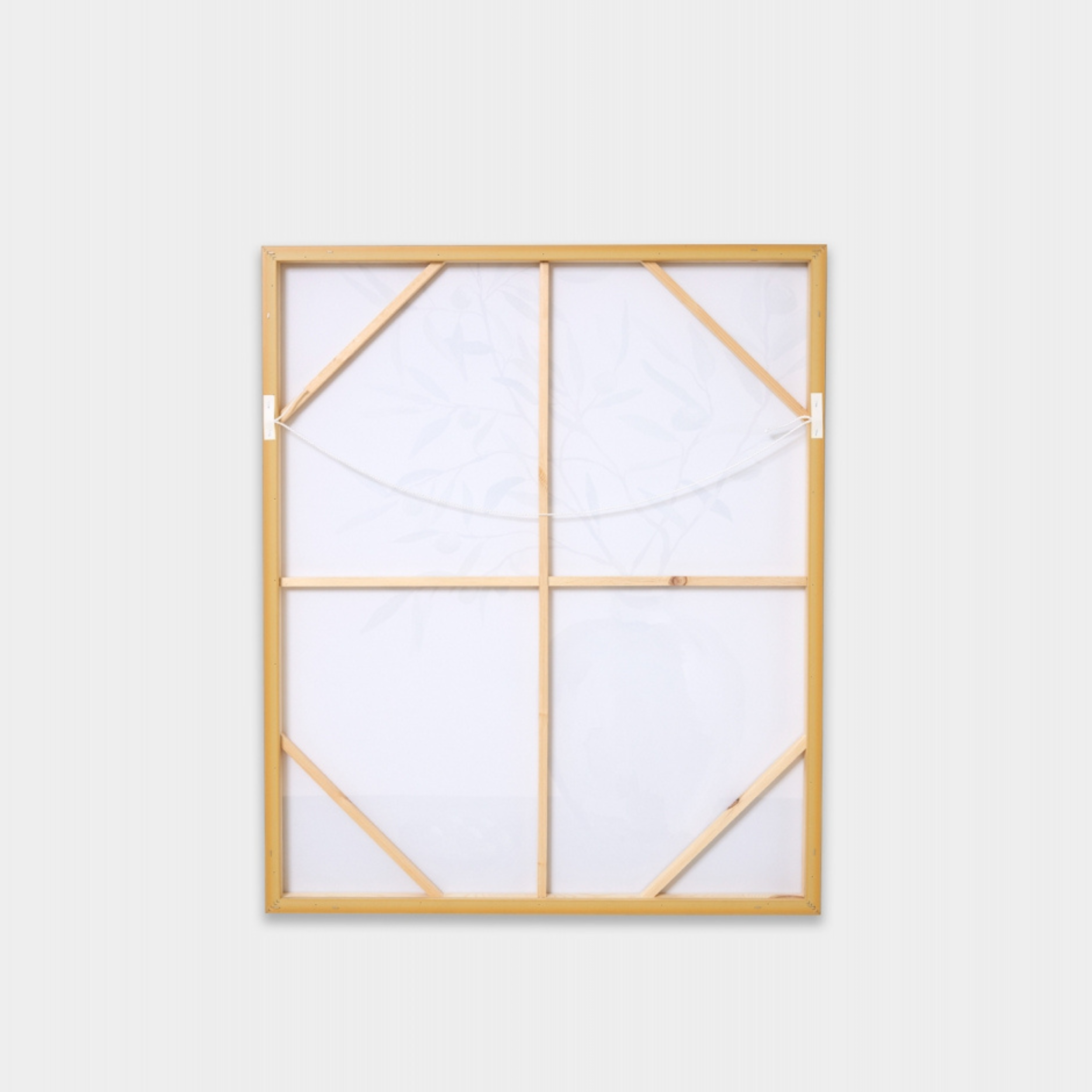 Canvas Olive Arrangement Green Framed 100x120