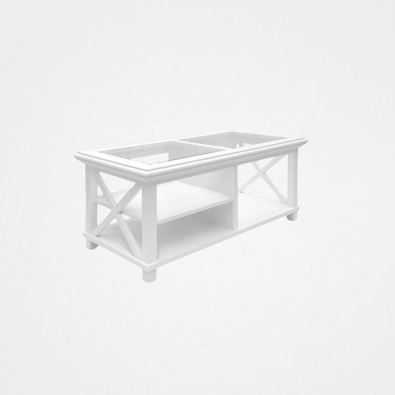 Coffee Table Sorren Rectangle White