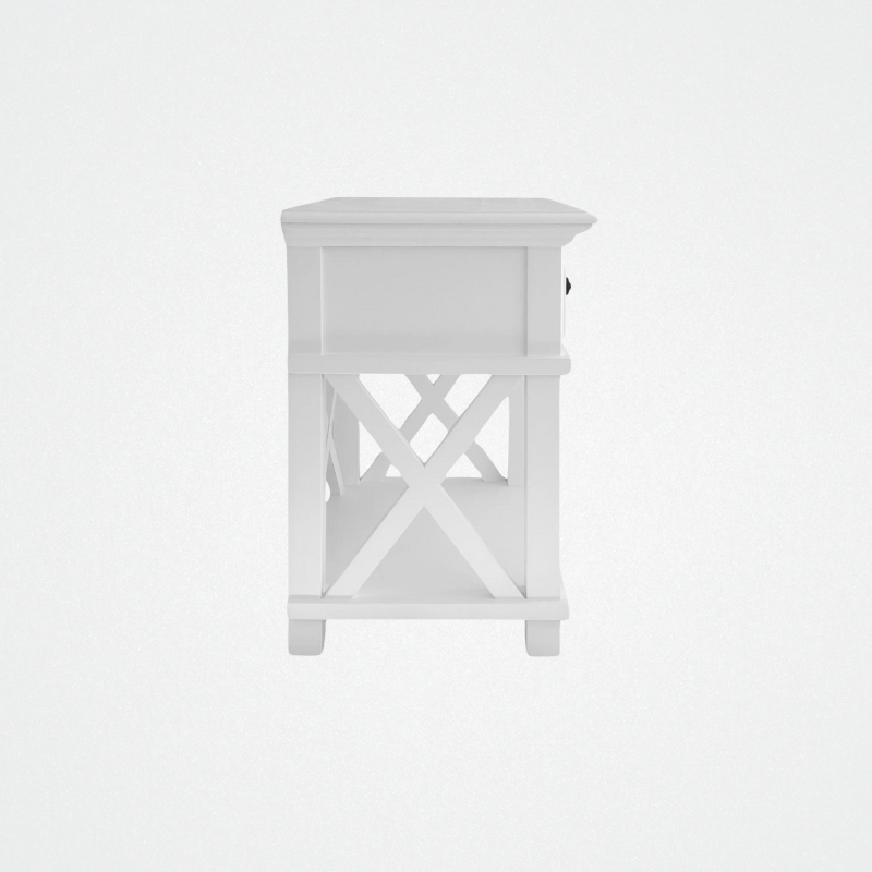 Bedside Table Sorren White