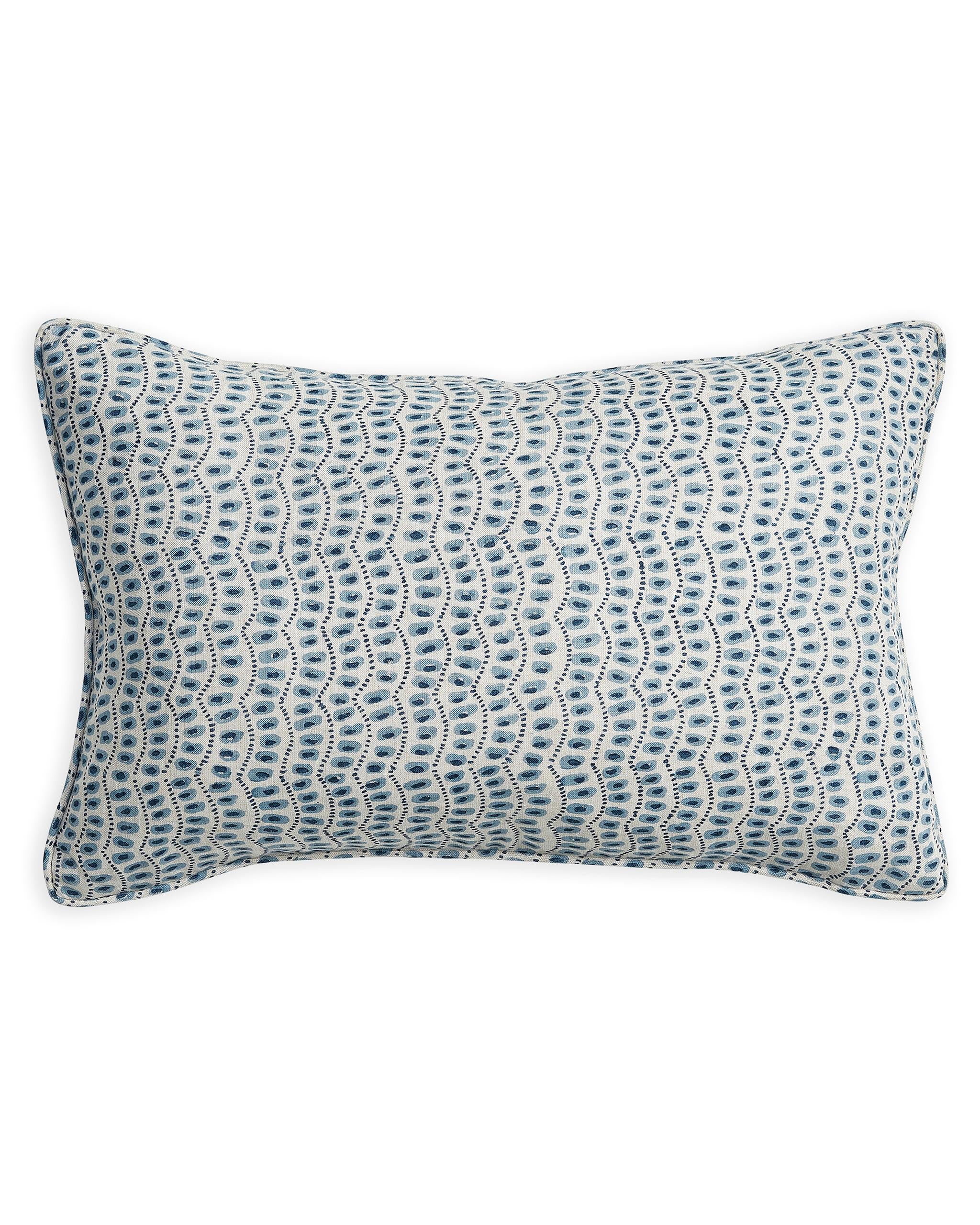 Cushion Amulet Azure Linen 35x55