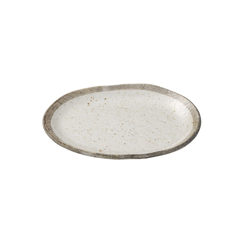 Plate Oval Shirokaratsu Med