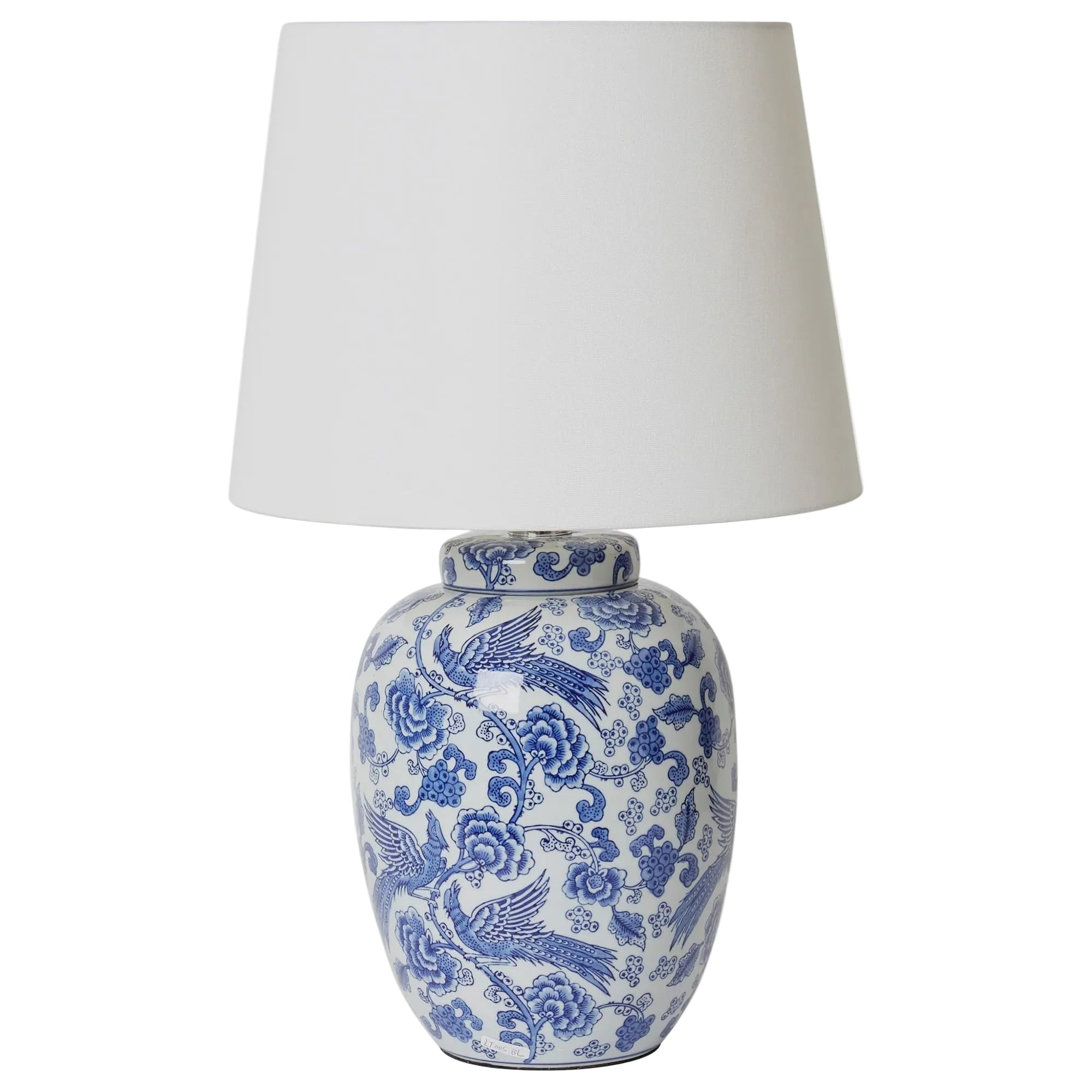 Table Lamp Xing White/Blue 30x38x62cm