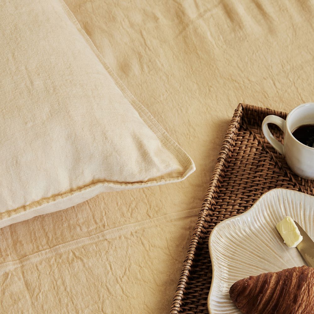 Cushion Luca Linen Soft Butter 50x50