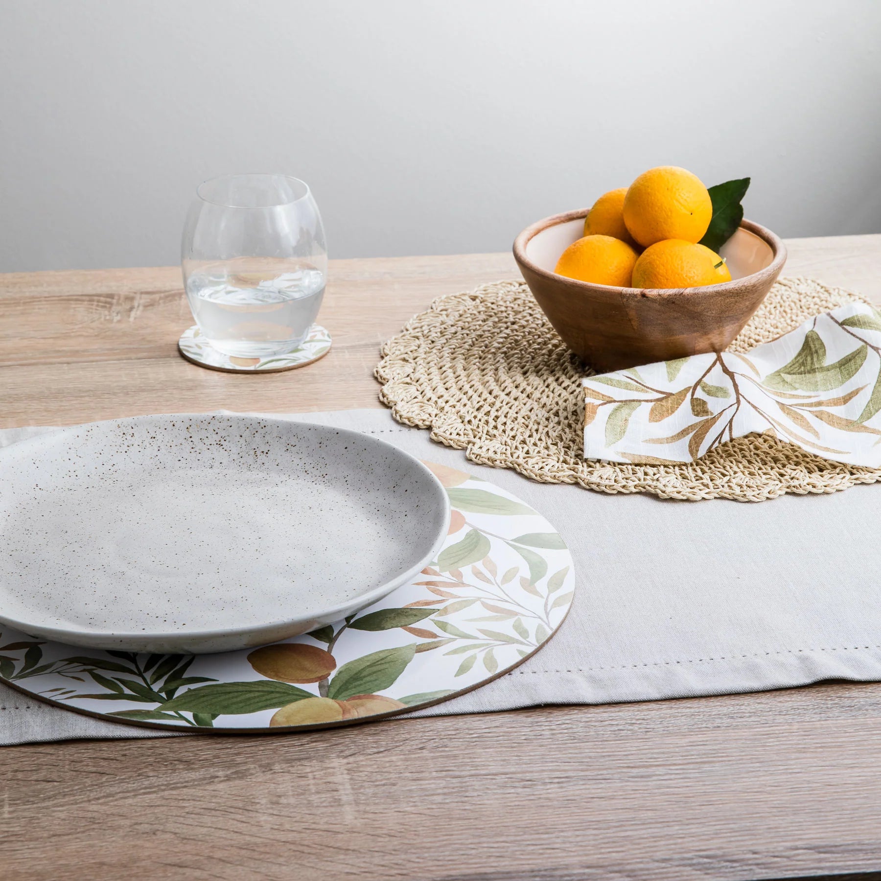Table Runner Jetty Oatmeal 35x200