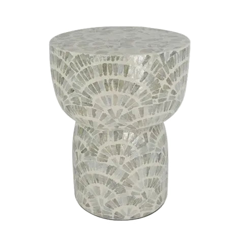 Stool Aria Inlay Blue