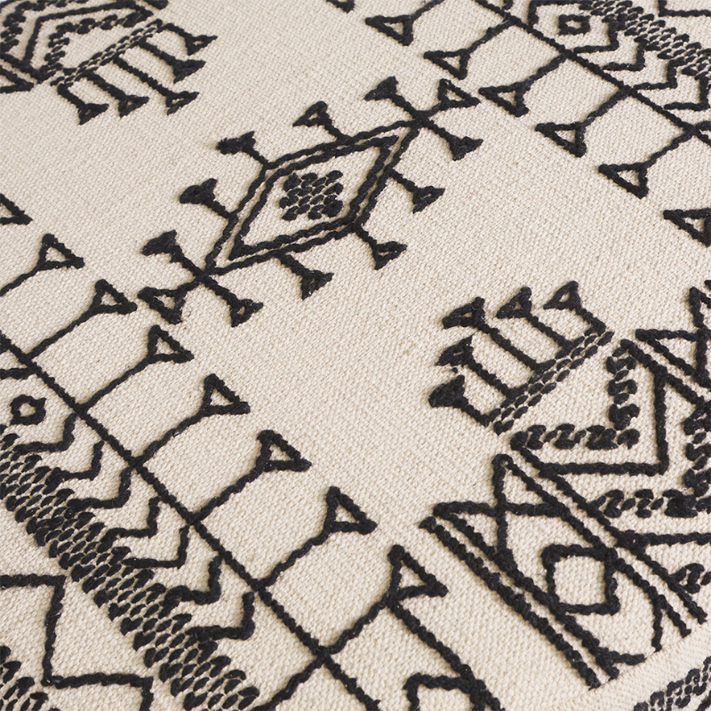 Ottoman Brooklyn Round White