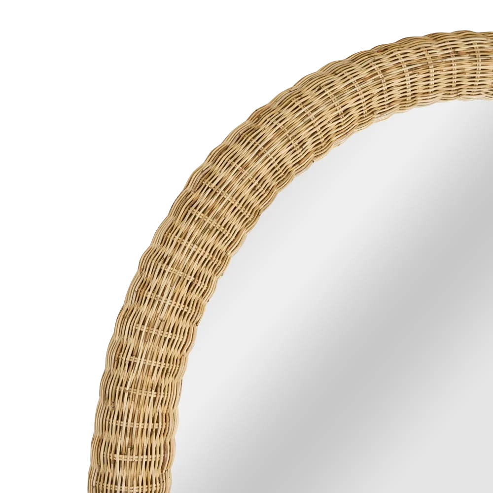 Mirror Long Island Arch Rattan