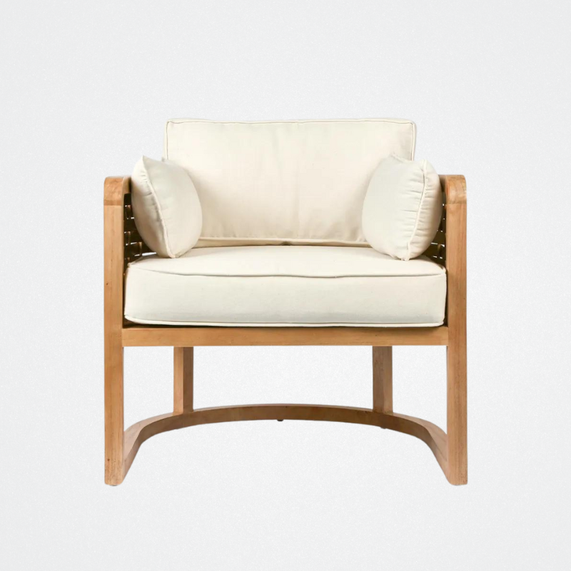 Occasional Chair Natural Weave