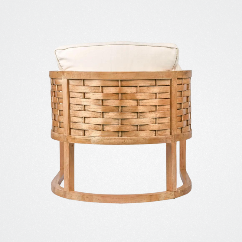 Occasional Chair Natural Weave