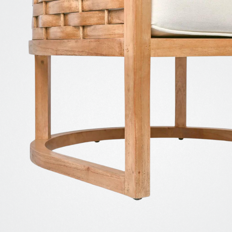 Occasional Chair Natural Weave