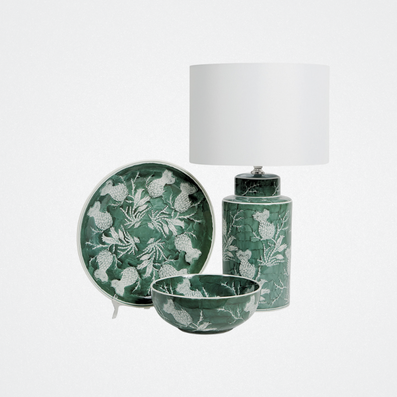 Lamp Pineapple Green