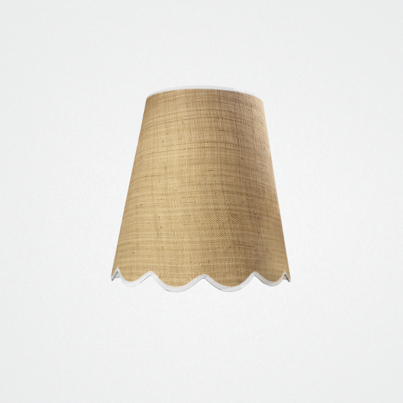 Shade Scallop Raffia Med